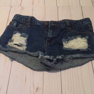 Forever 21 denim shorts size 25